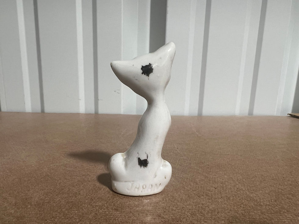 Thumbnail: Vintage White with Black spots Ceramic