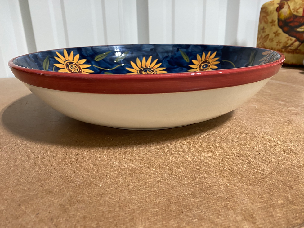 Thumbnail: Beautiful Large Rooster Bowl