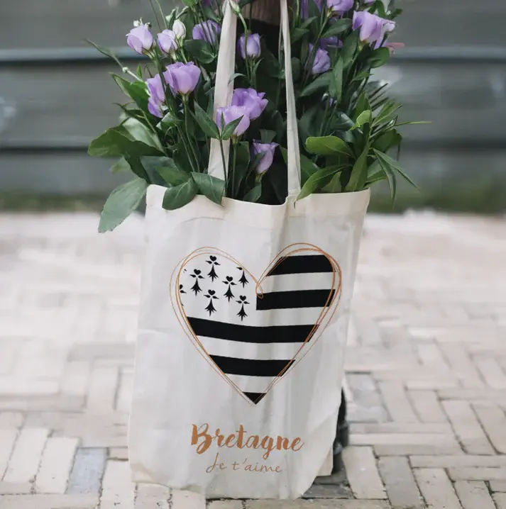 TOTE BAG GWENN HA DU DORÉ COEUR BRETAGNE TENDANCE.webp