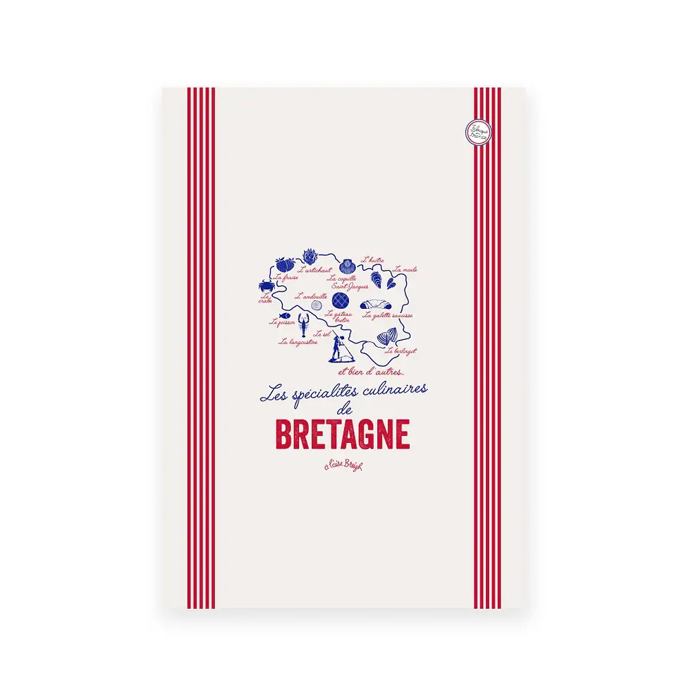 14 - TOCHON BLANC BLEU ROUGE LES SPÉCIALITÉS CULINAIRES DE BRETAGNE A L'AISE BREIZH BRETON