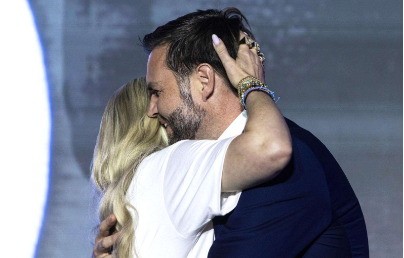 Left: Erika Kirk, Right: JD Vance (Photo courtesy of People.com)