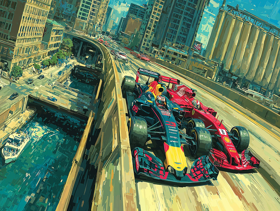 Thumbnail: Buffalo Grand Prix Triblend Tee