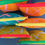 Thumbnail: Kisses Pouch Medium Yellow/Blue Linen