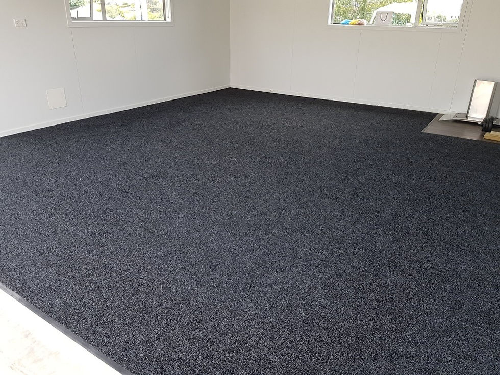 carpet fully laid out