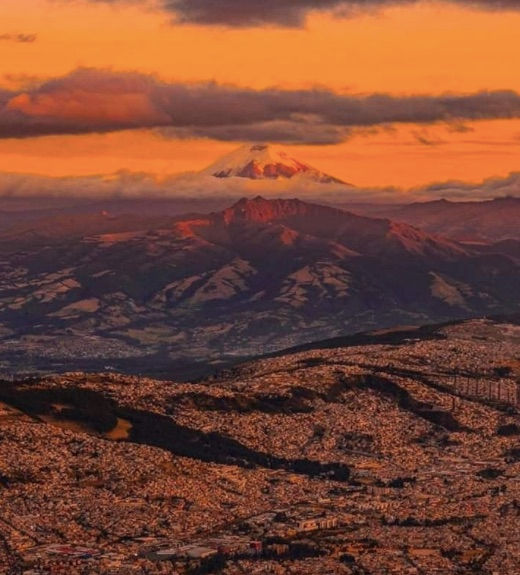Quito and Cotopaxi volcano, Ecuador
