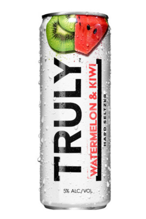 TRULY Hard Seltzer Watermelon & Kiwi, Spiked & Sparkling Water 24x 12oz Cans