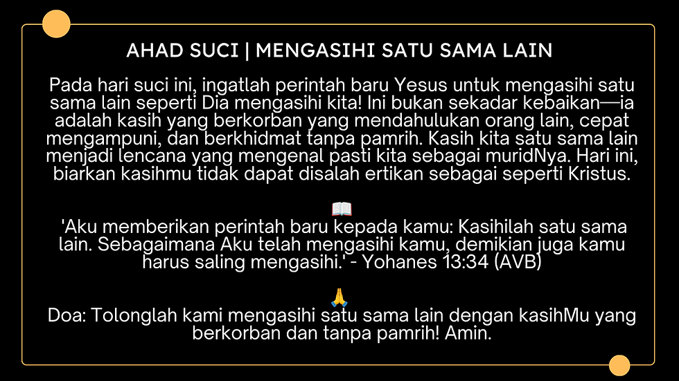 Disediakan oleh: 24-7 Prayer Malaysia