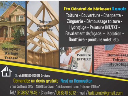 Votre couvreur qualifié à Voulx