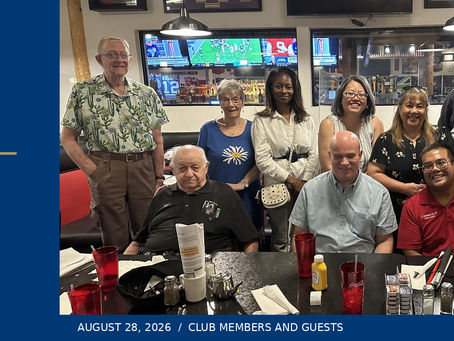 Branded banner featuring the original August 28, 2026 Las Vegas Strip Kiwanis club group photograph.