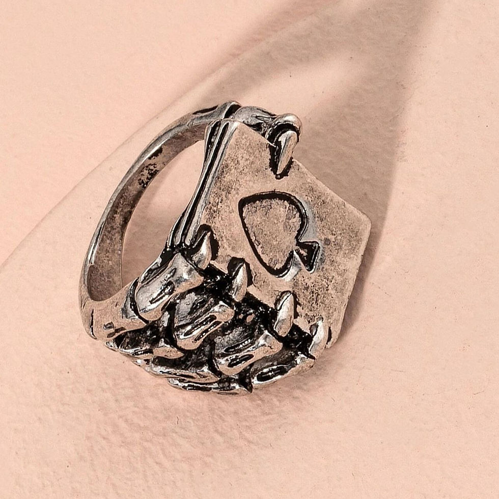 Dark Palm Ring Hip Hop Street Wind