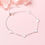 Thumbnail: S925 Silver Bracelet Feminine Glossy Love Simple