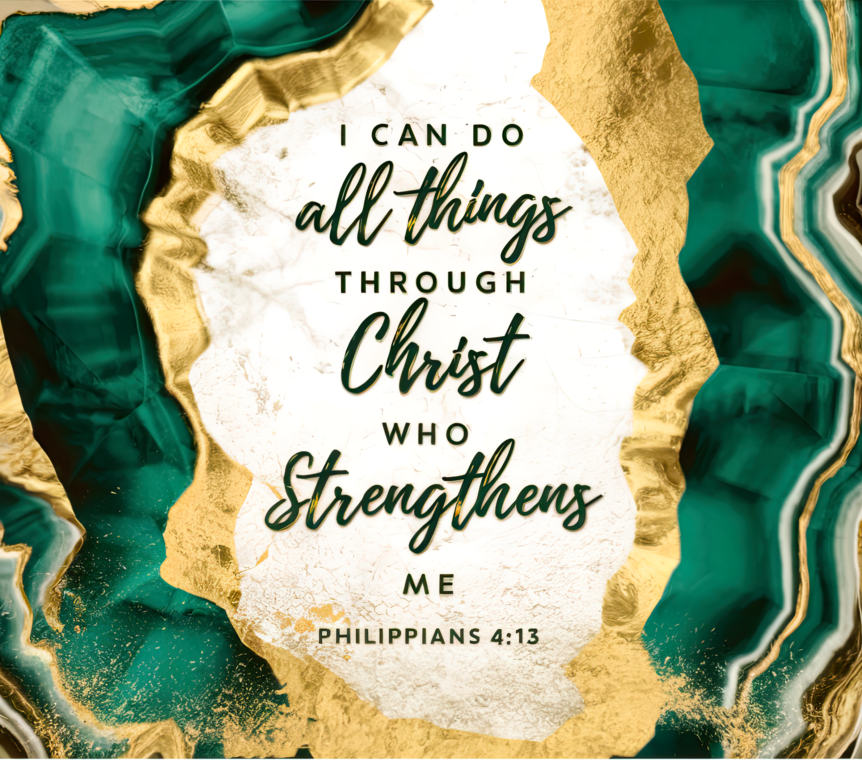 I Can Do All Things - 20 oz Stainless Steel Skinny Tumbler