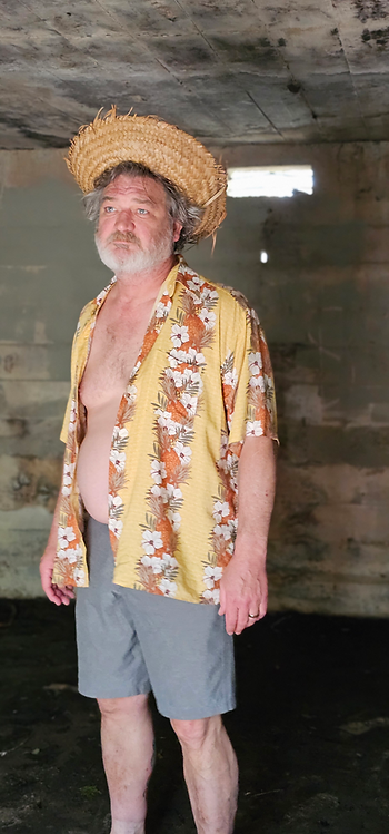 THE HERMIT: Woody Stefl plays Robert Harrill (a.k.a. The Hermit of Fort Fisher) at Thalian Hall. Photo credit Terri Hsu.