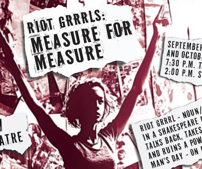 Measure for Measure production poster.