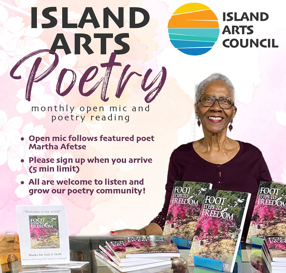 OUR PURSUIT OF JUSTICE: encore interviews local poet Martha Afetse