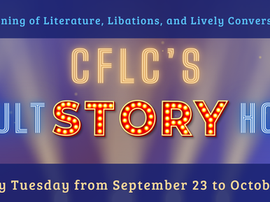 HAPPY 'STORY' HOUR: Gather 'round for CFLC's Story Hour to raise funds for adult literacy