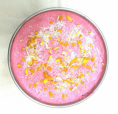 Cranberry Birthday Raw Cake │新鮮小紅莓生日蛋糕