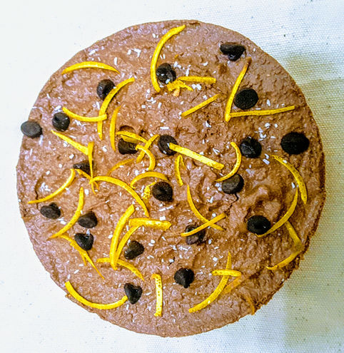 Organic Orange Cacao Raw Cake | 有機橙香可可蛋糕