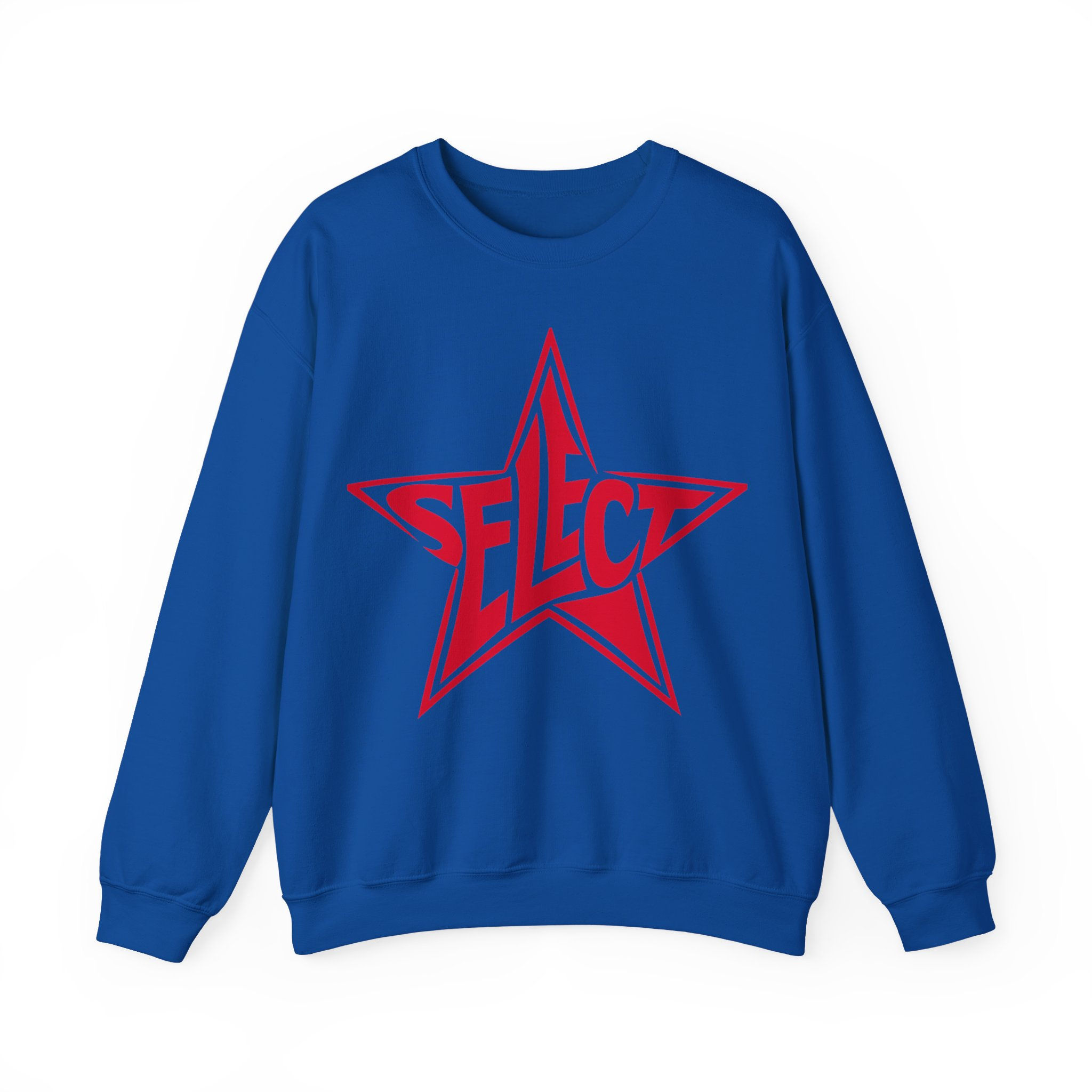 Star 'Select' Crewneck Sweatshirt – Retro Red Graphic Pullover