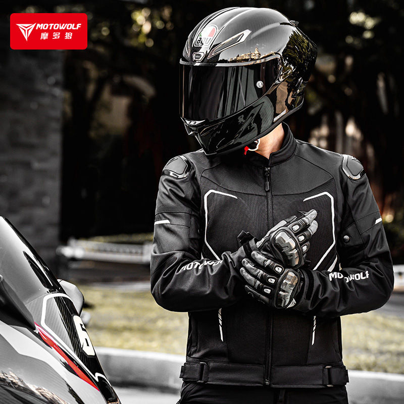 Miniatura: Motowolf Men Women Motorcycle Jacket Summer Breathable Mesh Biker Jacket Off-Roa