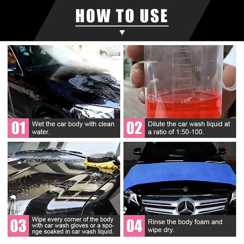 Miniatura: Car Wash Shampoo 500ML/Bottle Super Foam Paint Detailing Car Products Car Access