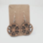 Hearts in Circle Pierced Earrings