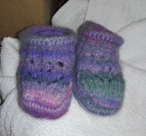angora booties
