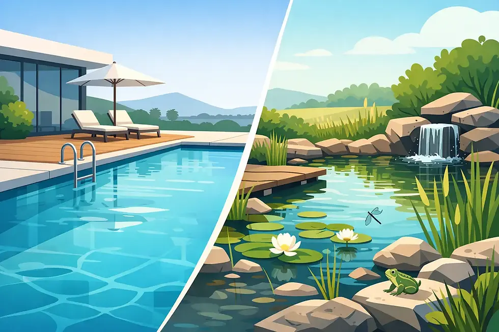 Biopool oder Naturpool - was passt besser?