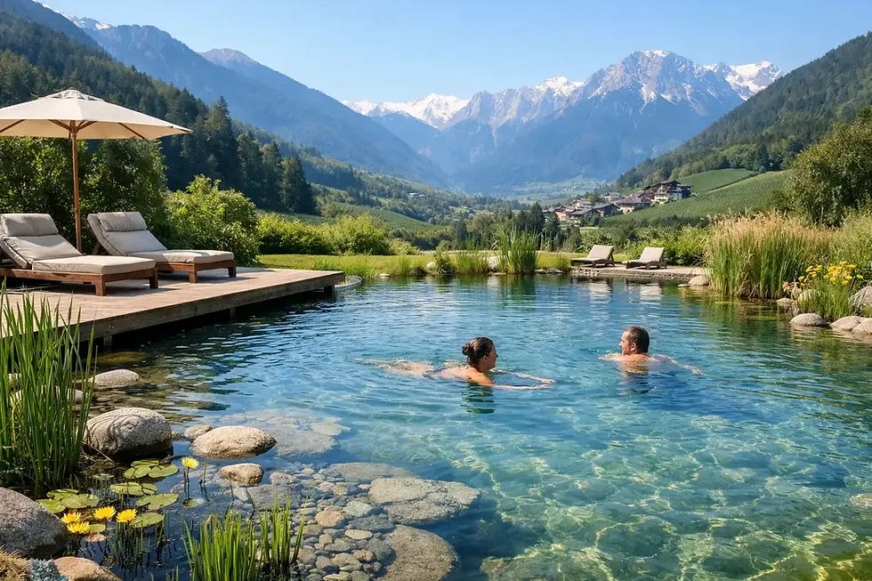 Biopiscine Alto Adige per un bagno senza cloro