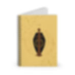 Thumbnail: Golden Goddess Spiral Notebook / Ruled Lines Mindfulness   