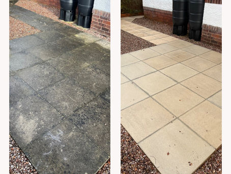 Black Spot Removal from Patios in East Devon: How to Restore Your Paving