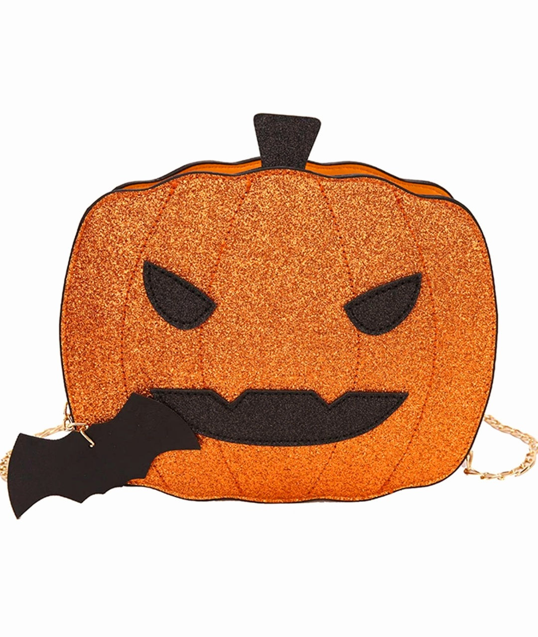 Halloween glitter Pumpkin Bag