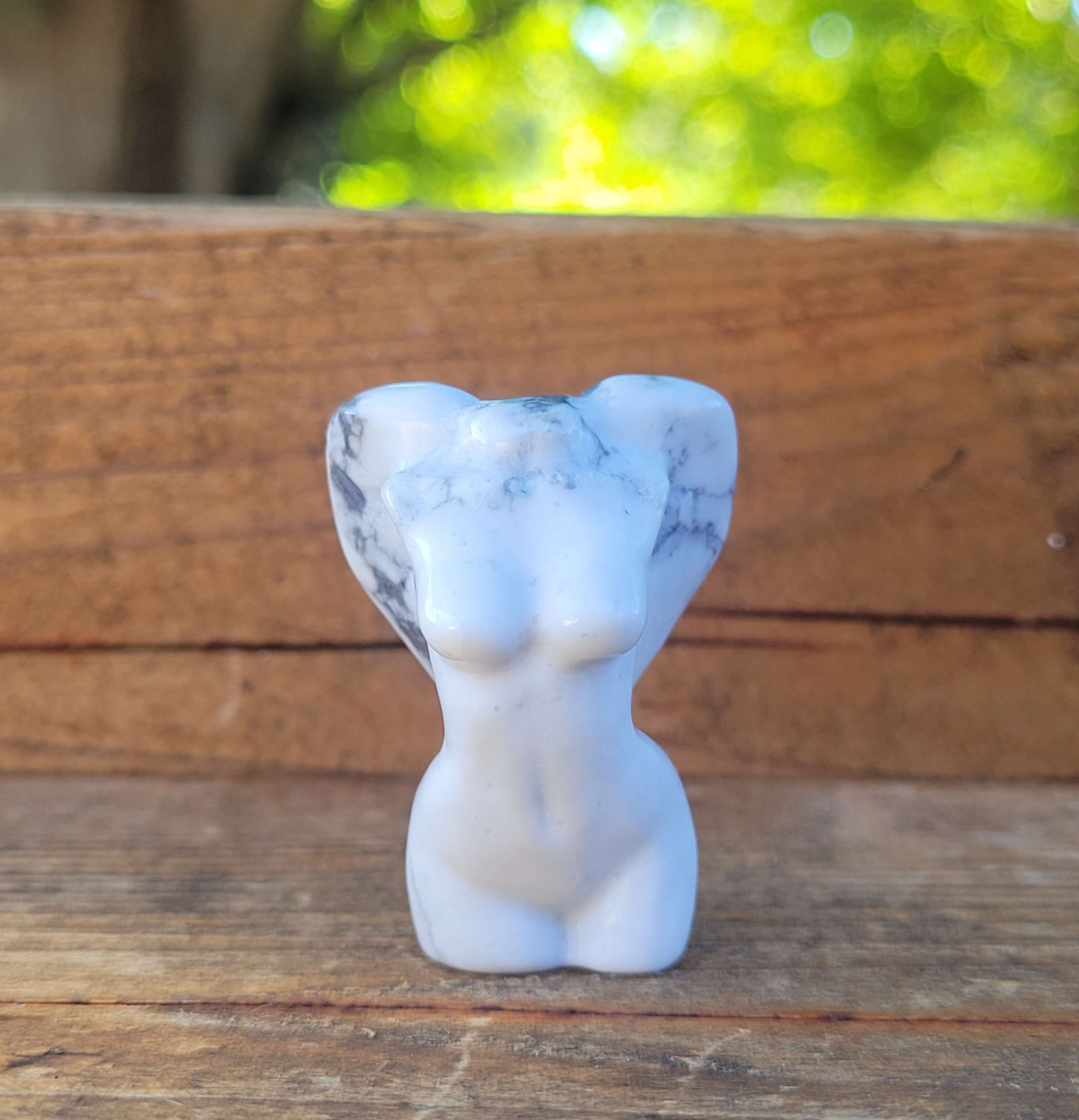 Angel Wing Body Howlite Crystal 