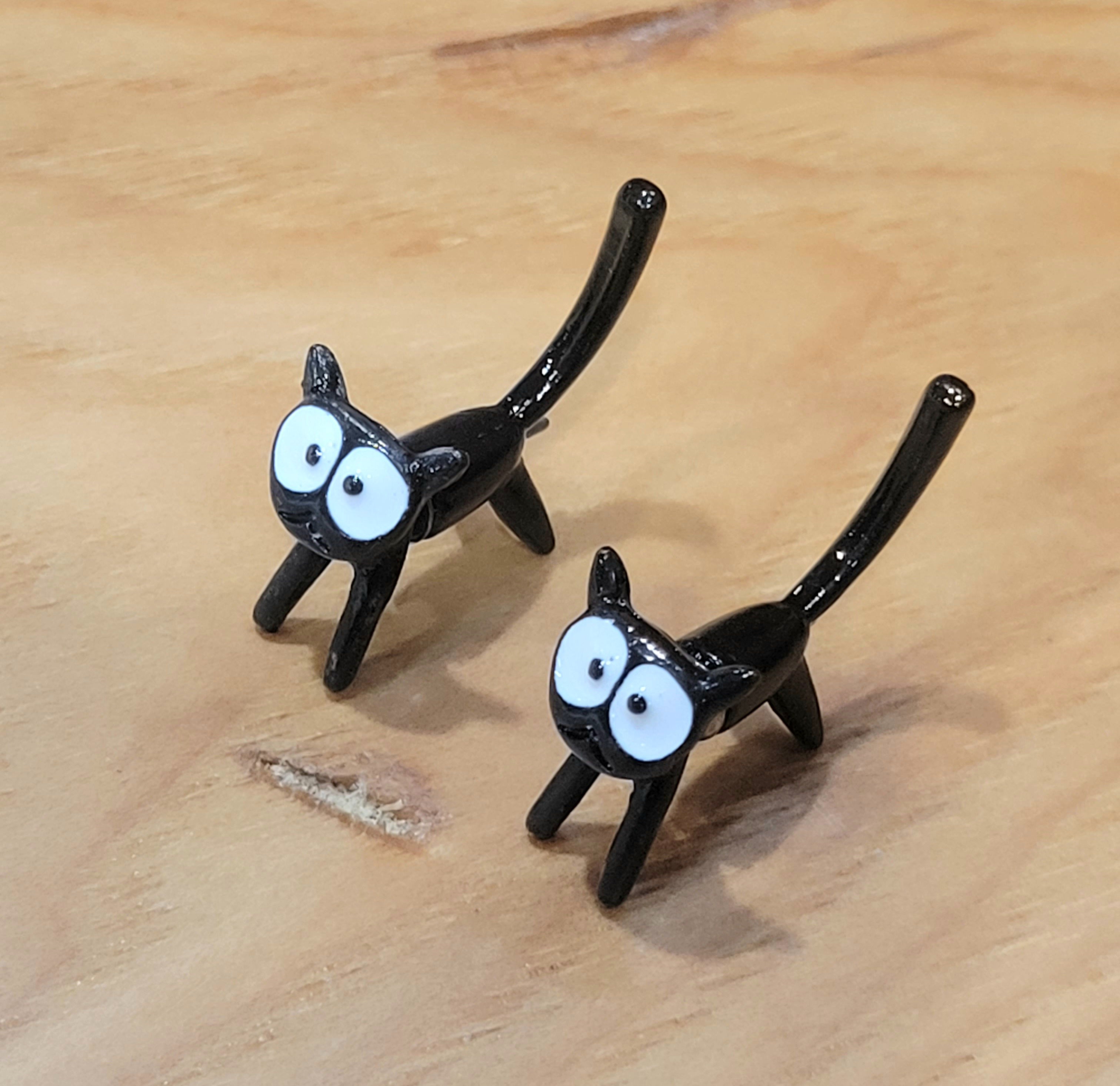 Black Cat Earrings 