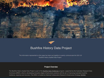 ARDC Bushfire Boundary Project - UPDATE