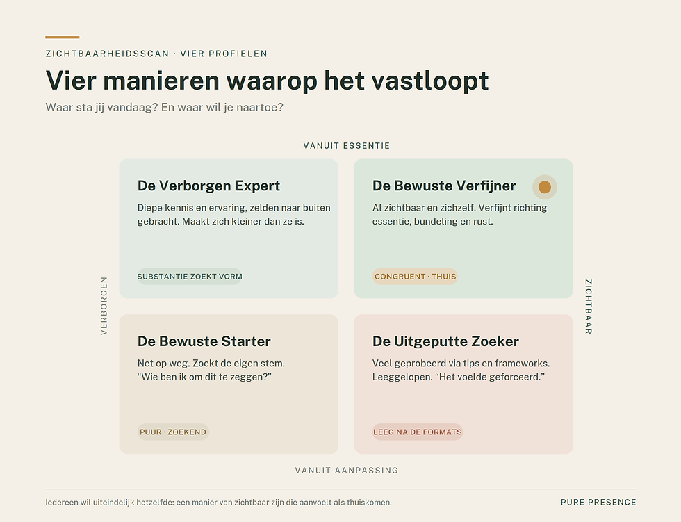 Het patroon onder je onzichtbaarheid