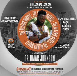 Dr. Umar Johnson Joins The Melanin Market Expo..