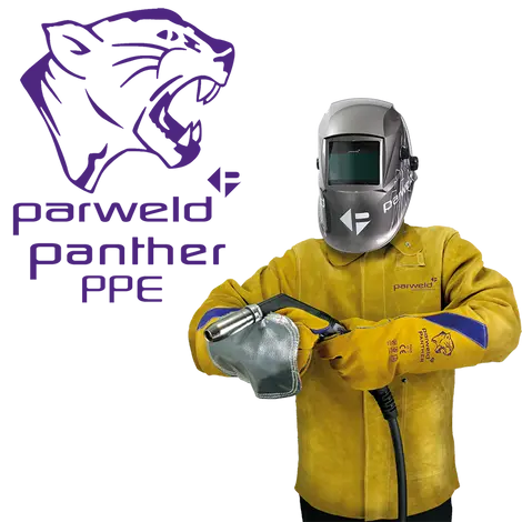 Parweld welding ppe - gloves, welding jacket, helmet