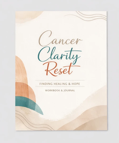 Cancer Clarity, calm, neutral color, red, green, orange, pastel, hills, mountains, relaxing, beach