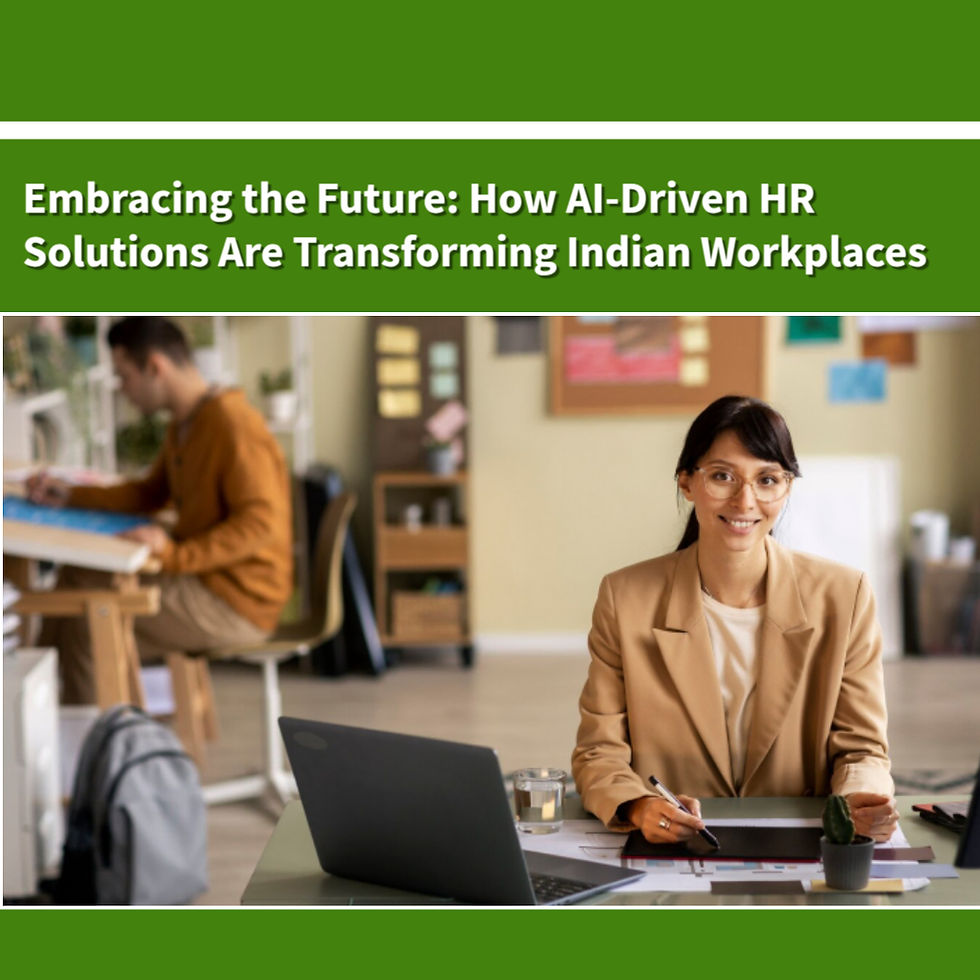 Embracing the Future: How AI-Driven HR Solutions Are Transforming Indian Workplaces