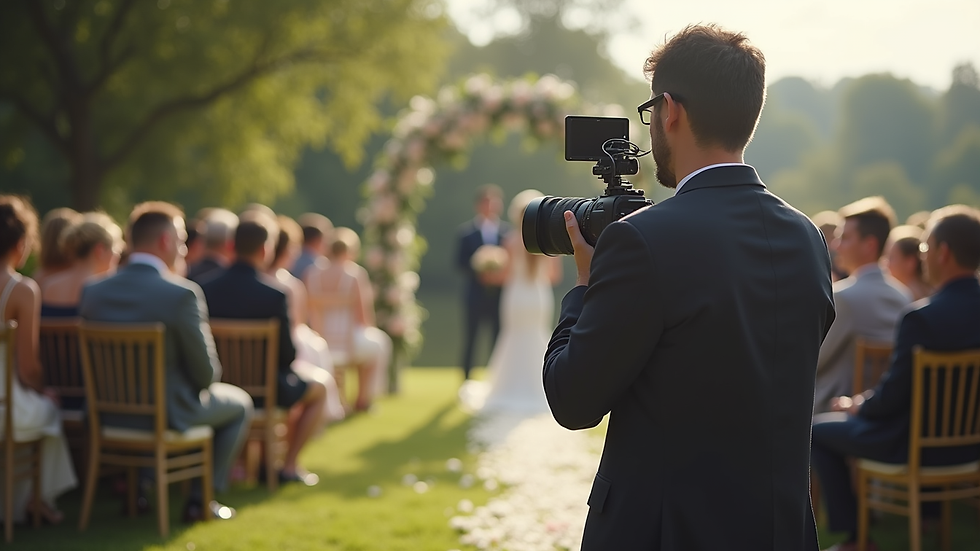 Top NJ Videography Services for Your Wedding Day