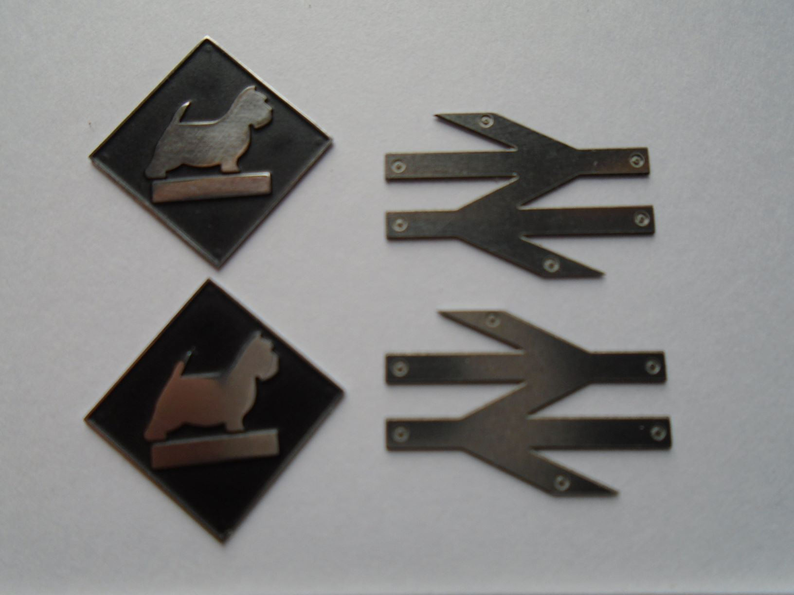 ED Eastfield depot plaques and double arrows