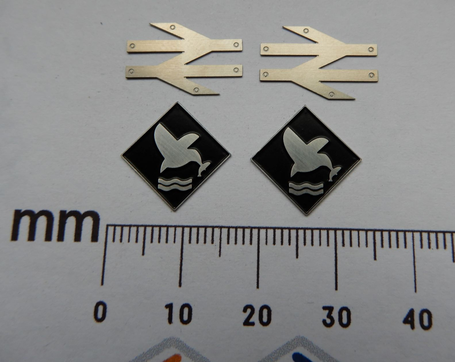 TE Thornaby depot plaques and double arrows