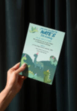 Dino World - Invite Template