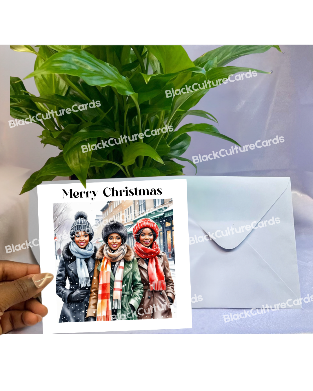 Merry Christmas- Three Female Friends