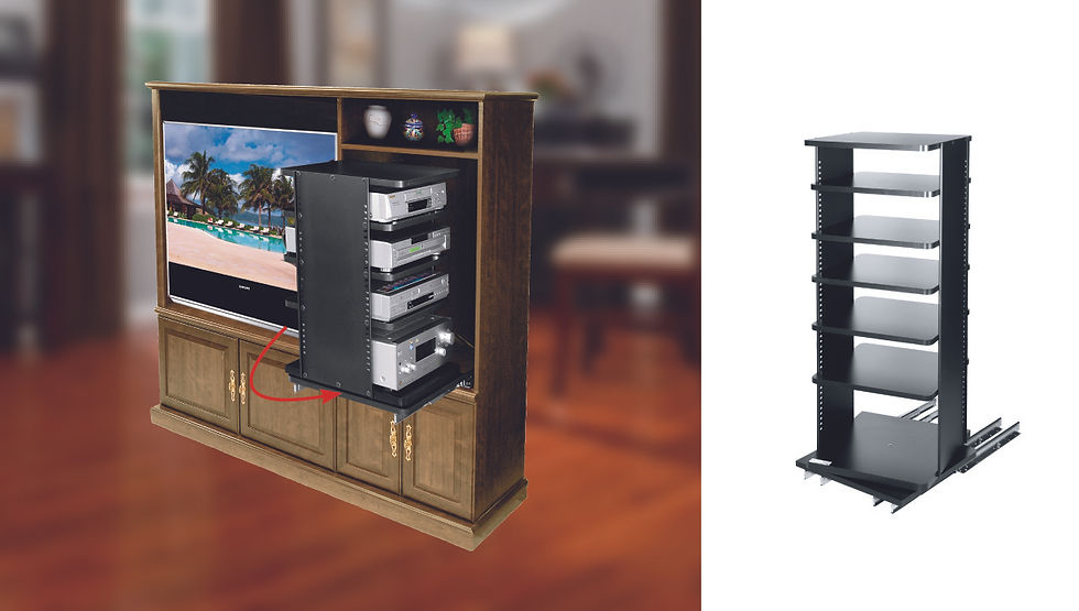 經濟型旋轉滑出式貨架