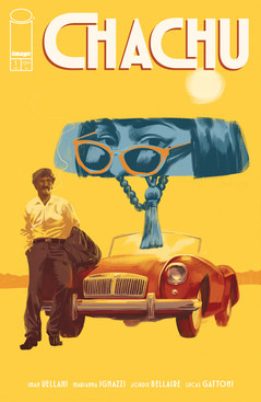 Cover B by Matías Bergara for Chachu #1 showcasing stylized detective-inspired artwork with retro mystery aesthetics