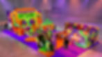 Nickelodeon Fun-Ergy Factory booth 4113 at San Diego Comic-Con 2026 convention center floor