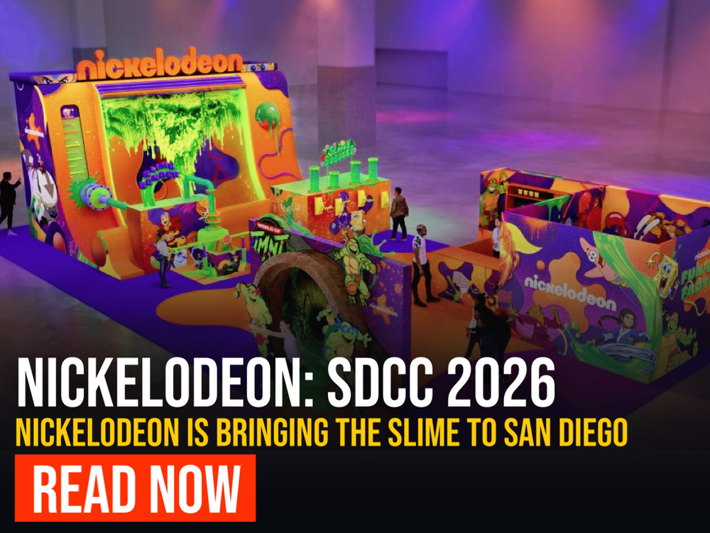 Nickelodeon Is Bringing the Slime, the Nostalgia and a Nearly 20-Foot Slime Surge to SDCC 2026