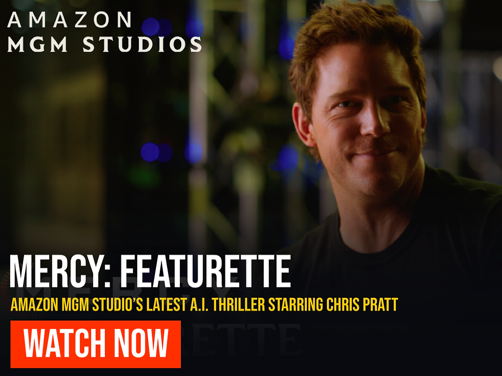 ['MERCY' FEATURETTE]: Chris Pratt Faces an A.I. Judge in Amazon MGM Studios’ High-Stakes Thriller!